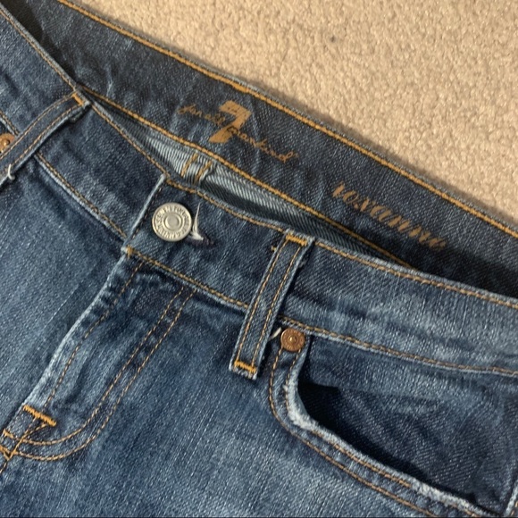 7 for All Mankind Jeans Roxanne Mid Rise - Picture 2 of 6